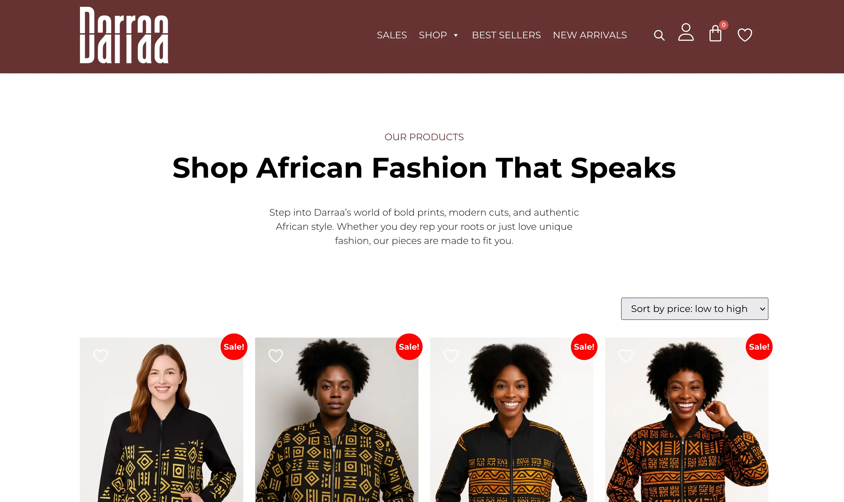 Darraa E-commerce Website - Portfolio Case Study - Gallery image